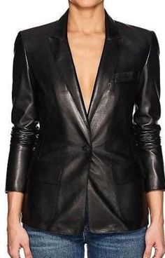 This Gender-Neutral Adult Blazers item by NooriLeather has 7 favorites from Etsy shoppers. Ships from India. Listed on Sep 30, 2023 Leather Blazer Women, Black Leather Blazer, Formal Blazer, Formal Office, Business Party, Blazer Women, Jackets Women, Leather Wear, Stylish Outfit