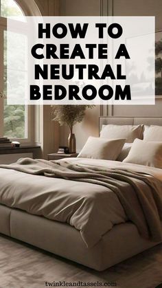 Neutral & Minimalist Bedroom Decor Ideas