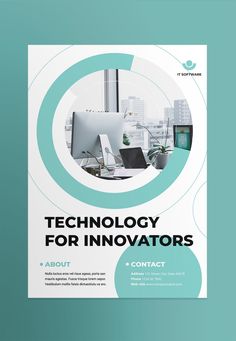 a brochure with an image of technology for innovators on the front