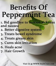 1 mug of hot water. Add 1 (or 2 if you like it strong) drop peppermint essential oil. Benefits Of Peppermint, Peppermint Tea Benefits, Tea Health, Magia Das Ervas, Resep Diet, Healthy Teas, Peppermint Tea, Eat Smarter