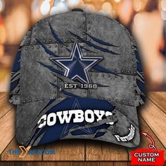 Shipping from the US. Easy 30 day return policy, 100% cotton, Double-needle neck, sleeves and hem; Roomy Unisex Fit. Dallas Cowboys Hats Woman, Flag Designs, American Football Team, Classic Hats, Hat Men, Flag Design, American Football, Dallas Cowboys, Football Team