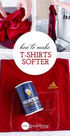 how to make t - shirt's softer