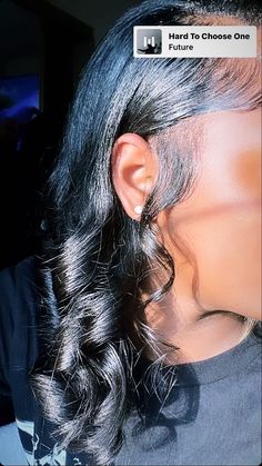 Black Women With Medium Length Hair, Styles With Real Hair For Black Women, Hairstyles Slik Press, Silk Press Styled, Silk Press Hair Hairstyles Long, Silk Press Hairstyle For Black Women, Silk Press Black Women Hair, Natural Straight Hair Styles, Black Women Hairstyles Curly