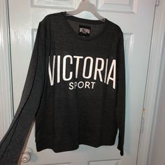 Never Worn But No Tags. Victoria’s Secret Sport Sweatshirt Victoria's Secret Casual Long Sleeve Sweatshirt, Victoria's Secret Long Sleeve Sweatshirt For Winter, Victoria's Secret Long Sleeve Winter Sweatshirt, Victoria's Secret Long Sleeve Cotton Sweatshirt, Victoria's Secret Cotton Long Sleeve Sweatshirt, Victoria's Secret Long Sleeve Sweatshirt For Fall, Victoria's Secret Cotton Sweatshirt For Fall, Victoria's Secret Winter Casual Tops, Victoria's Secret Casual Winter Tops