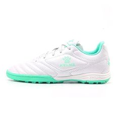 a woman's white and green tennis shoe