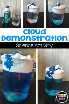 the science activity for kids is called cloud demonstration