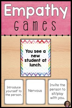 an interactive game for kids to learn how to use the word empathty games