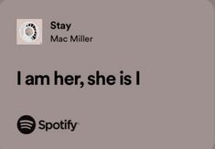 i am her, she is i spotify