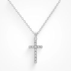 Use my discount code: MADDISON848 for 20% off at checkout White Gold Crystal Cross Pendant Necklace, Diamond White Crystal Cross Necklace, Rhinestone Cross Pendant Necklace, Diamond White Crystal Cross Pendant Necklace, Crystal Cross Necklace With Diamond Accents, Diamond White Sterling Silver Crucifix Necklace, Evry Jewels, A Match Made In Heaven, Match Made In Heaven