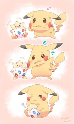 the different stages of pikachu's development