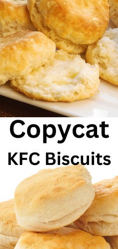 In just minutes, you can enjoy these COPYCAT KFC BISCUITS! Light, flaky, and full of buttery layers, they’re delicious topped with jam, gravy, or an extra pat of butter. Kfc Buiscits Recipes, Copycat Kfc Biscuits, Copycat Biscuit Recipes, Kodiak Biscuits, Kfc Biscuit Recipe Copycat, Copycat Cracker Barrel Biscuits, Kentucky Biscuits, Kfc Biscuit Recipe, Cracker Barrel Biscuits