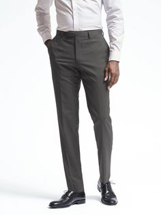 BOUGHT Charcoal - Tall 34W 36L Fitted Suits With Long Pants For Formal Occasions, Modern Stretch Pants For Formal Occasions, Modern Stretch Formal Pants, Fitted Modern Dress Pants, Stretch Formal Dress Pants, Fitted Business Dress Pants, Timeless Fitted Trousers, Timeless Fitted Dress Pants With Belt Loops, Modern Fitted Wool Pants