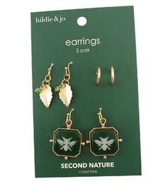 Upgrade Your Fall Wardrobe with 3ct Fall Hoops Dangle Leaves & Bee Earrings by Hildie & JoGet ready to embrace the autumn season in style with these stunning Fall Hoops Dangle Leaves & Bee Earrings by Hildie & Jo These earrings are perfect for adding a touch of nature - inspired charm to your outfit The intricate design features beautiful leaves and bees, making them a perfect accessory for any fall outfit These earrings are made of materials, including zinc alloy, polyethylene, iron, and brass, Beautiful Leaves, Bee Earrings, Autumn Season, Joanns Fabric And Crafts, Accessories Jewelry Earrings, Intricate Design, Fall Wardrobe, Fall Outfit, Fall Season