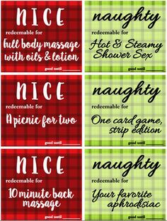 four different font styles for christmas cards