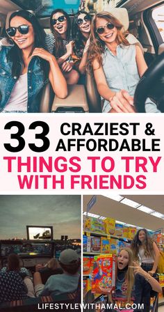 Wondering on what things to do with friends when bored? Here are 50+ awesome, fun and spontaneous things you would LOVE to enjoy with friends! I have included things to do with friends at home, outside and even online! We cover it all, so make sure you don't miss this post Crazy Activities To Do With Friends, Things To Do With Your Cousins Ideas, Dangerous Things To Do With Friends, How To Make Plans With Friends, Things To Do With Roommates, Fun Things To Do With Friends In College, Inexpensive Things To Do With Friends, Girly Things To Do With Friends, Fun Spontaneous Things To Do