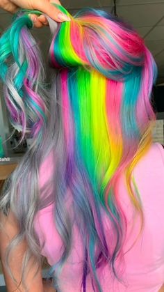 Cosmo Hair, Weird Haircuts, Rave Hair, Streamer Dr, Cute Hair Colors, Creative Hair, Fun Hair, Hair Creations