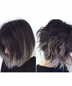 50 Grandes De Pelo Corto Ombre Opciones   #cabello #corto #Gran #ombre #Opciones Grey Ombre Hair, Hair Color Unique, Ombré Hair, Trendy Hair Color, Hair Color Highlights, Hair Color Blue, Ombre Hair Color, Grey Hair Color