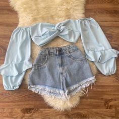 Cute Dress Outfits, Outfit Styles, Shorts Outfits, Crochet Crop, Crochet Crop Top, Top Cropped, Outfits Spring, Cute Dress, Outfits Casuales