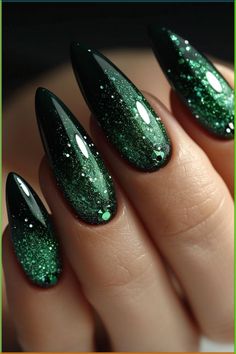 Dive into the allure of our Dark Green Nails 2024 collection with a captivating blend of nail art and designs! From deep emerald delights to enchanting forest charms, each stroke captures the essence of sophistication and timeless elegance. Explore the verdant allure and intricate forest designs that redefine your nail game for 2024. Elevate your style with the luxe evergreen beauty and experience the captivating world of dark green nails. 💅💚✨ #DarkGreenNails #NailArt #NailDesigns Forest Designs, Green Acrylic Nails, Enchanting Forest, Green Nail Art, Formal Nails, Her Nails