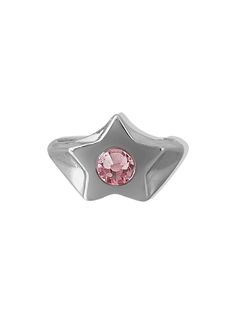 Shoot for the stars, then wear them on your hands. Meet the 'ASTRO' signet ring - featuring a meticulously cut star and hand-set crystal, this piece is bound to become a treasured accessory in your jewelry collection! Available in baby pink, baby blue, and clear.  Measurements: Fits ring sizes 5-8 Adjustable Materials: Alt Jewelry, Star Accessories, Rings Cute, Shoot For The Stars, Classy Jewelry, Pink Jewelry, Funky Jewelry, Creating Jewelry, Geometric Jewelry