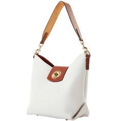 Slouchy Chic  This gorgeous new look features classic Italian pebble leather and a jewelry grade turnlock closure, for a one of a kind look. White Shoulder Bag With Cc Turnlock For Everyday Use, White Shoulder Bag With Turn-lock For Everyday Use, Classic Shoulder Bag With Cc Turnlock For Daily Use, Classic Daily Use Shoulder Bag With Cc Turnlock Closure, Classic Everyday Bag With Cc Turnlock Closure, Leather Shoulder Bag With Cc Turnlock For Daily Use, Elegant Shoulder Bag With Snap Closure For Everyday Use, Elegant Everyday Shoulder Bag With Snap Closure, Elegant Leather Shoulder Bag For Everyday