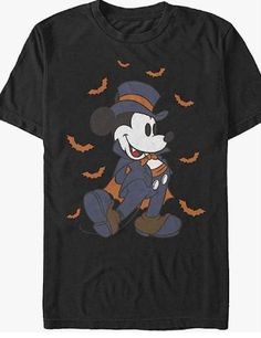 100% Cotton Pull On closure Machine Wash Printed in the U.S.A. with Eco-Friendly Inks Retro Vampire, Mickey Mouse Dress, Black Vampire, Vampire Clothes, Mickey Mouse T Shirt, Halloween Men, Scary Halloween Party, Mens Graphic T