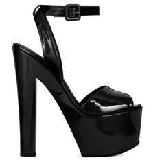 Giuseppe Zanotti Platform Heels, Giuseppe Zanotti Shoes, Heel Caps, Party Shoes, Boots Outfit, Black Patent Leather, Second Life, Womens High Heels, Platform Heels