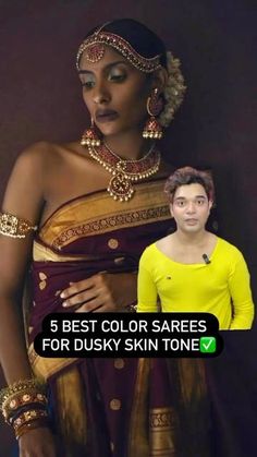 Arijit Maity • Celebrity Stylist • Fashion Designer on Instagram: "Save for later ✅ - 5 best color sarees for dusky skin tone. . . . #saree #sareelove #sareefashion #sareeaddict #duskyskin #ethnicwear #traditional #festivewear #trendingreels #reels #fdarijit #fashiontipsforwomen #explore #explorepage #darkskin #sareelovers #imageconsultant" Dusky Skin Bridal Saree, Bridal Lehenga For Dusky Skin, Indian Dusky Skin Makeup, Bridal Saree For Dark Skin Tone, Wedding Saree For Dark Skin Tone, Bridal Saree For Dusky Skin Tone, Lehenga For Brown Skin Tone, Dark Skin Colour Clothes, Colours For Dusky Skin Tone Dress