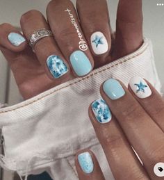 Summery Nails, Simple Acrylic Nails, Cute Gel Nails, Acrylic Nails Coffin Short, Short Acrylic Nails Designs, Fire Nails, Funky Nails, Pretty Acrylic Nails, Short Acrylic Nails