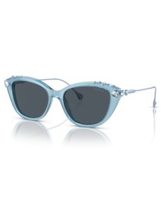 in stock Elegant Blue Sunglasses For Party, Elegant Blue Party Sunglasses, Elegant Blue Sunglasses For Evening, Elegant Blue Sunglasses For Formal Occasions, Women's Sunglasses, Sunglasses Women, Opal, Pick Up, Light Blue