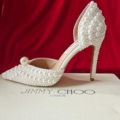 Brand New, Never Worn Jimmy Choo Heals Great For A Wedding Or Special Occasion. Size 37 (European Size). Retails At $1,995. Jimmy Choo Heels, Cream Shoes, Jimmy Choo Shoes, Cream White, Jimmy Choo, Shoes Women Heels, A Wedding, Heeled Boots, Special Occasion