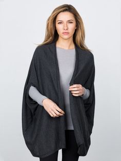 Luxury Cashmere Vest For Layering, Women's Ponchos & Wraps, Cozy Vest, White Garters, Cashmere Clothing, Ruffle Sleeve Sweater, Draped Bodice, Cashmere Outfits, Funky Outfits