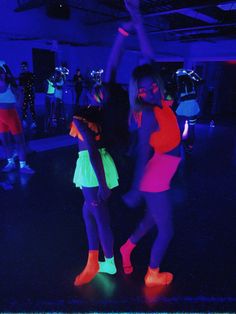 Neon Party Outfit Ideas Night, Neon Theme Party Outfit, Neon Themed Dance Outfit, Neon Glow Dance Outfit, What To Wear To A Neon Party, Dti Outfit Neon Theme, Glow In The Dark Birthday Party Outfit, Glow In The Dark Outfit Ideas, Preppy Glow In The Dark Party