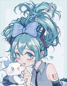 Miku And Cinnamoroll Pfp, Cinnamoroll Human Fanart, Miku Chan, Anime Show, 31st Birthday, Miku Hatsune, 75th Birthday