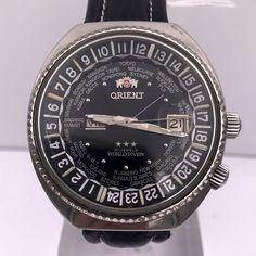 Vintage Diver, 24 Hour Clock, Unique Watches, Watches Unique, Breitling Watch, Diver, Vintage Watches, Vintage Design