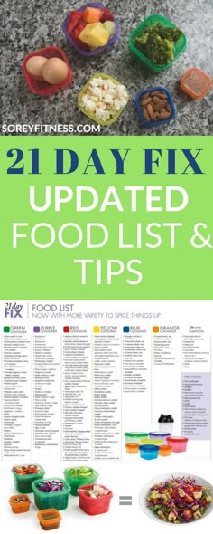 21 Day Fix Food List, Sport Nutrition