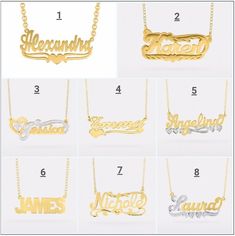 Personalized Sterling Silver Gold Any Name Plate Script Chain Necklace 8 Styles From its beginnings, more than 20 years ago as a brick-and-mortar jewelry store in New York, MonogramSuccess has developed into an online emporium full of finely crafted jewelry pieces, personalized for every customer. The team of skilled crafts-folks at MonogramSuccess specializes in one-of-a-kind products such as photo pendants for preserving a precious family memory, or ornate monogram cuff-links for remembering which tailored suit in the closet is yours. Jewelers create glittering earrings, necklaces, and rings in the shape of a client's name, engrave wedding rings with anniversary dates, or fashion delicate Hamsa and wishbone charms for good luck.      FREE SHIPPING      ~      TRY 100% RISK FREE     ~ Betty Boop Jewelry, Steampunk Jewelry Diy, Contemporary Jewellery Necklace, Monogrammed Cufflinks, Boy Sketch, Jewelry Editorial, Gold Name Necklace, Clay Jewelry Diy, Handcrafted Artisan Jewelry