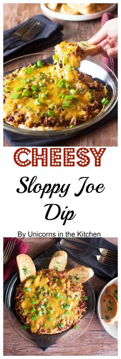 cheesy sloppy joe dip recipe in the kitchen