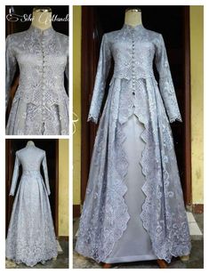 Brukat Dress, Dress Brokat Modern, Model Dress Kebaya, Bridesmaid Dresses Long Lace, Baju Kahwin, Hijab Dress Party, Muslimah Wedding Dress