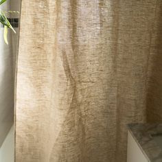 a white toilet sitting next to a shower curtain