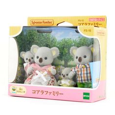 New, unopened.Epoch Sylvanian Families Dolls Family of Koala' FS-15 Doll Family, Calico Critters, Sylvanian Families, Koala, Lunch Box, Snoopy, Dolls