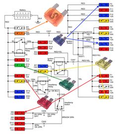 the wiring diagram for an electronic device