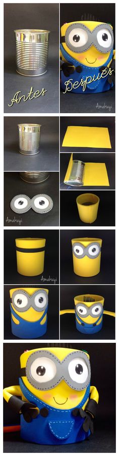 the instructions for how to make a despicable minion cupcake cake box