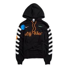 Nike x OFF-WHITE Casual Sports Pullover Black AA3257-010 (Men's/Gift to Boyfriend) Gift To Boyfriend, Off White Hoodie, Hoodie Aesthetic, Dope Outfits For Guys, Mens Casual Dress Outfits, Mens Casual Dress, Mens Designer Fashion, Nike Hoodie, Dope Outfits