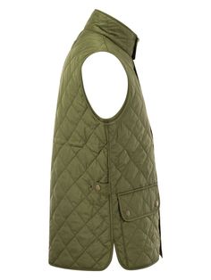 Hey there. If you're on the hunt for a stylish clothing vest that nods to equestrian elegance, this piece is just the ticket. Its diamond-quilted pattern is both timeless and trendy, and with its soft microfibre collar, you'll be cozy and chic no matter the weather. Features a stand-up collar with microfibre for added warmth and comfort Equipped with two patch pockets with press studs for secure storage Versatile two-way zip fastening for easy wear Designed to protect against rain and wind with Waxed Cotton Jacket, Barbour Jacket, Burberry Hat, Quilted Fabric, Embroidered Clothes, Quilted Vest, Balenciaga Designer, Diamond Quilt, New Version