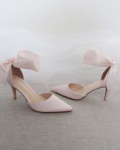 Shop our women shoes collection in glitter, satin and lace. Comfortable wear for bridal party, formal wear, night out and weddings. FREE SHIPPING IN U.S FOR ORDERS $100 AND MORE! Blush Pink Wedding Heels, Light Pink Shoes Heels, Dusty Pink Heels, Light Pink Kitten Heels, Light Pink Wedding Shoes, Pink Quinceanera Heels, Pink Shoes Wedding, Dusty Pink Wedding Dress, Pink And White Heels