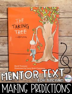 an orange book with the title mentor text for teaching