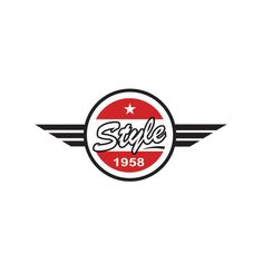 the logo for style 1953, an american motorcycle club that has been established in 1932