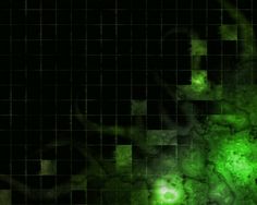 an abstract background with green and black squares