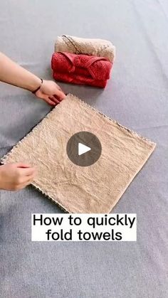 83K views · 8.8K reactions | Drop a ❤️ if this is helpful!
How to quickly fold towels? 📚
#foldingclothes #organize #storagehacks #folding #foldinghacks | The Folding Hacks Best Way To Fold Towels, Folding Hacks, Fold Towels, Folding Towels, Housekeeping Tips, How To Fold Towels, Folding Laundry, Skull Makeup, Napkin Folding